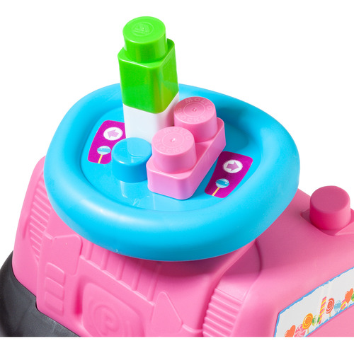 Camion Montable Rosa Con 10 Blocks Marca Molto