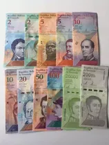 Comprar Combo 55 Billetes Venezolanos 11 Valores Diferentes Unc