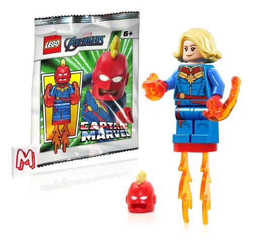 comprar Lego Marvel Superheroes Avengers Minifigure Captain Marvel