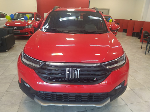 Imagen 2 de 15 de Fiat Strada Volcano Roja 2022 0 Km Adelanto Y Cuotas.