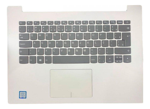 Carcaça Para Notebook Lenovo Bs-ap13n000a00 Bs-ap13n000a00 Base Prateado