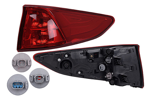 Calavera Exterior Honda Odyssey 2018 2019 2020 C/leds Der