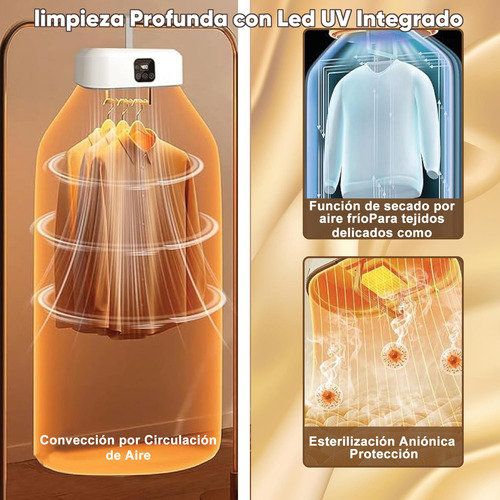 Weagp Secadora De Ropa Portátil Mini Secadora De Ropa