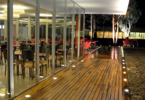 Imagen 5 de 8 de Spot Embutir Suelo Led Acero Inoxidable Gu10 Ideal Exterior
