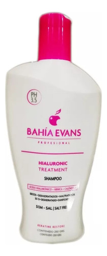 Shampoo Hialuronic Bahía Evans 250grs Salt Free Ph 3,5