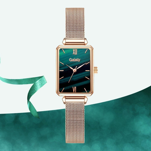 Imagen 5 de 10 de Reloj Para Damas Elegante Mujeres+hermosa De Moda Brazalete