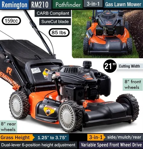 Remington rm310 lawn mower new arrivals