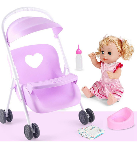 M0r Mi Primera Muñeca De Bebé Cochecito De Cuerpo Suave