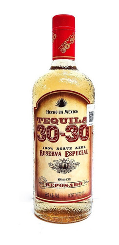 Tequila 30-30 Reposado 100% De Agave 1l