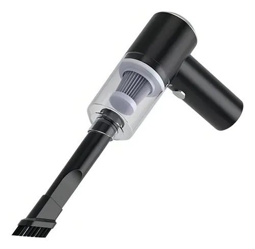 Aspirador automotriz inalámbrico 120w 6000pa - negro/blanco