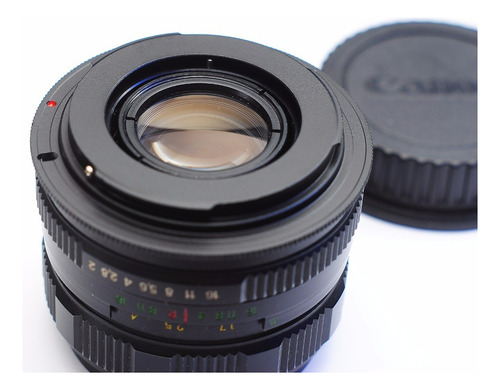 Adaptador M42 Lente Helios A Canon Eos Ef T6 T5i 6d + Tapa