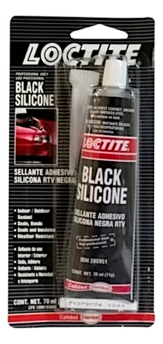 Silicon Automotriz Rtv Formador De Juntas Negro 70ml 6 Pz