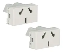 Comprar Jeluz Verona Modulo Tomacorriente Enchufe 10a 20067 X2