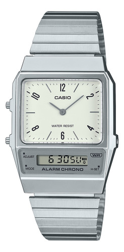 Reloj Casio Moda Modelo: Aq-800e-7a2vt Correa Gris