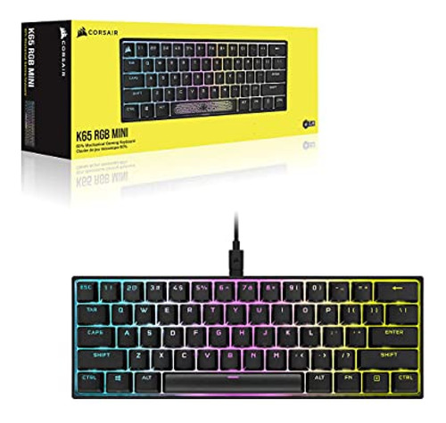 Teclado Mecanico Corsair K65 Rgb Mini 60% Teclado Mecánico P