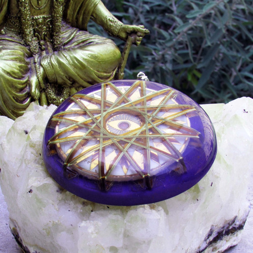Dije Orgonita Resonador Cuántico Ajna 6° Chakra Metayantra