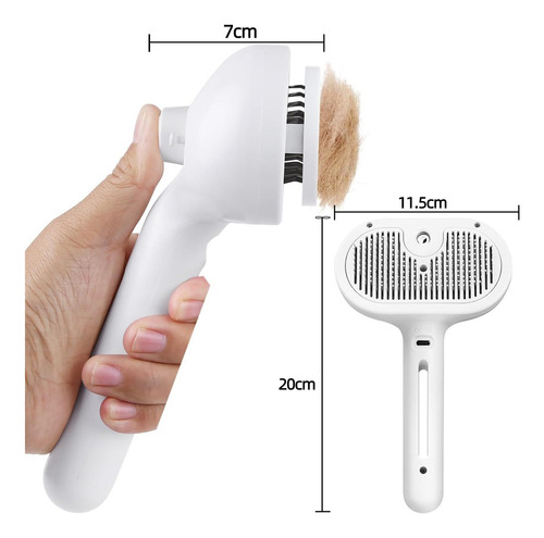Cepillo De Vapor Eléctrico, Cepillo De Masaje Para Mascotas