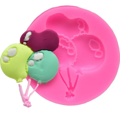 Molde De Silicona Globos 6 Cm Deco Tortas Fondant Porcelana 