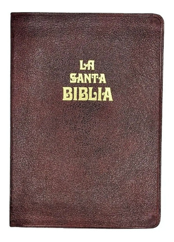 Imagen 2 de 10 de Biblia Antigua Version Valera 1602 Imitacion Piel Marrón