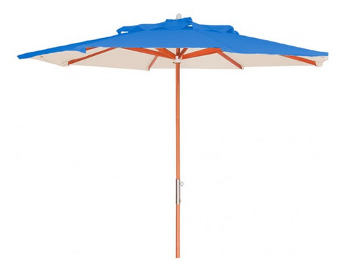 Sungap 300S ombrelone guarda sol central 3m cor azul celeste