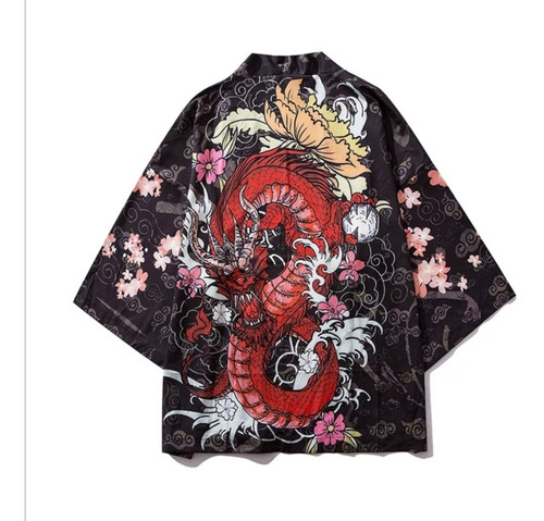 Imagen 1 de 4 de Kimono Red Dragón Unisex