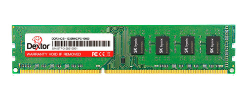 Memoria Ram Dextor Ddr3 4gb 1333mhz Pc3-10600 Dimm Para Pc