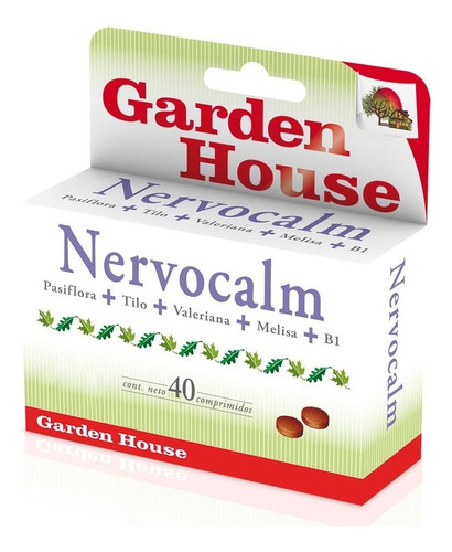 Nervocalm X 40comp De Garden House Envío Gratis A Todo Caba