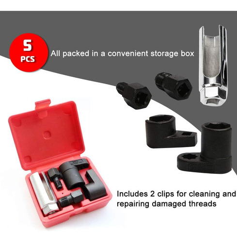 5 Pcs Automotive O2 Oxygen Sensor Socket Offset Wrench ...