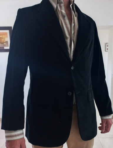 Saco Negro Hombre (usado). Impecable (Usado)
