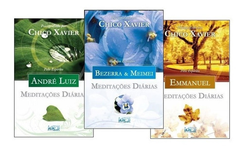 Imagem 2 de 2 de Coleção Meditações Diárias Emmanuel, André , Meimei, Bezerra