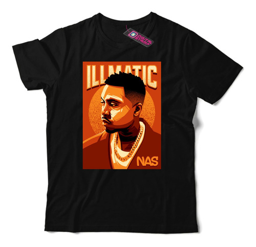 Remera Nas Illmatic Rap Hip Hop R Rah15 Dtg Premium