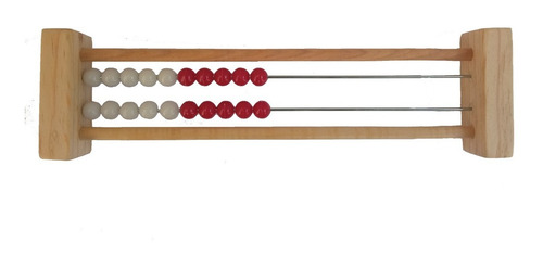 Imagen 1 de 3 de Ábaco Matemático Rekenrek 2 Filas Ingeniacrea+regletas Plás