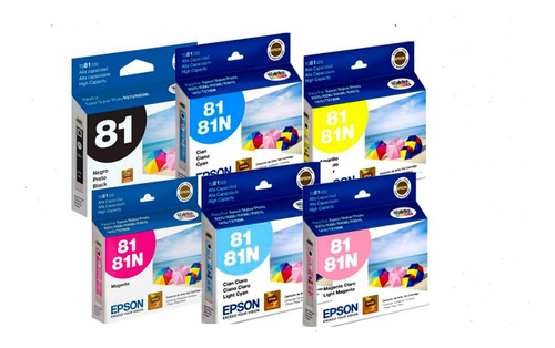 Cartucho Epson 81. 81n. T081120. T081220. T081320. T081420.