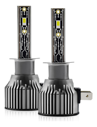 Faros De Automóvil Led H1 6500k 120w 12000lm, 2pcs