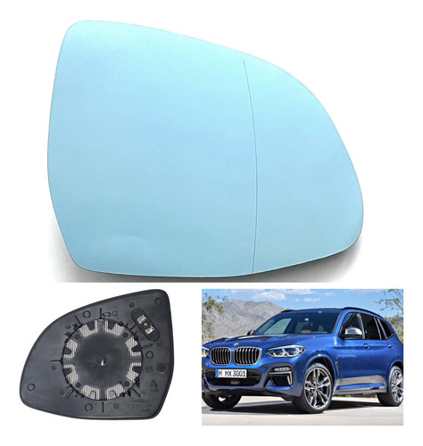 Luna Espejo Azul Der Compatible Con Bmw X3 2014-2023