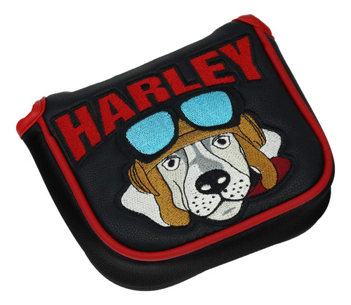 Golf Harley Dog Serie Black Driver Headcover Fairway Wood