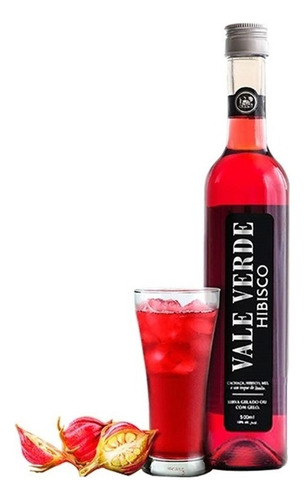 Cachaça Vale Verde Hibisco 500ml