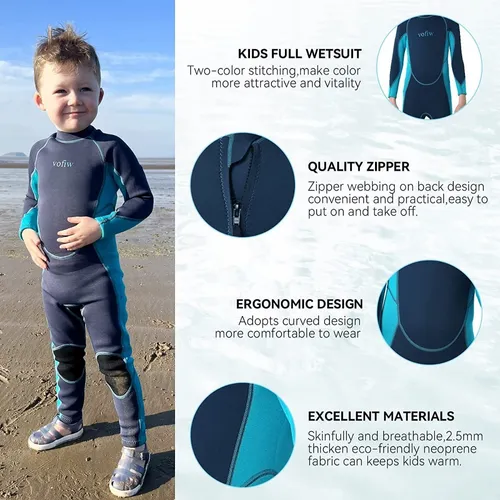 Traje Buceo Natación Surf Etc Neopreno Niño Niña Talla 12