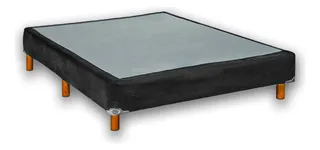 América Base Cama Para Colchón Individual De Madera Tapizada