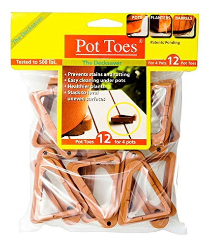 Bosmere Pot Toes, Elevadores De Macetas Para Interiores Y Ex