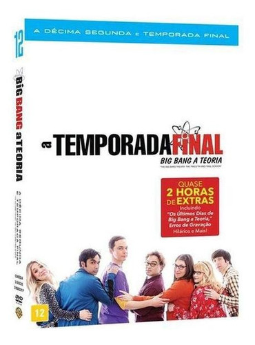 Dvd The Big Bang Theory 12ª Temporada - Comédia - 3 Discos