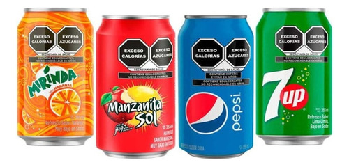 Refresco Pepsi Mix Surtido 12 Piezas De 355 Ml C/u 