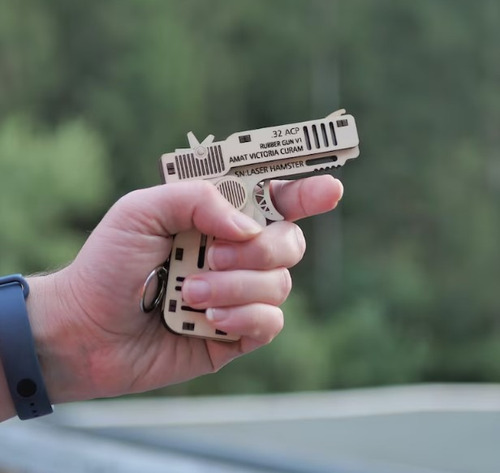 Pistola De Bandas Elásticas, De Practica, Portátil