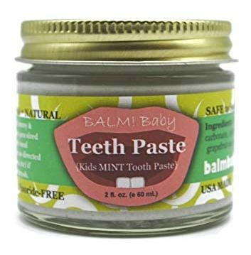 Los Dientes Del Bebé Bálsamo Pegar Todos Pasta Dental Con Fl
