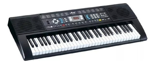 Organeta Piano Electrónico Mls-6639 61 Teclas Usb, 128 Tonos Color Negro