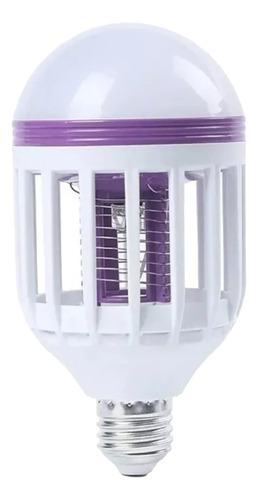 Ampolleta 2en1 Led 15w Antimosquitos 2500 Lumens Luz Blanca