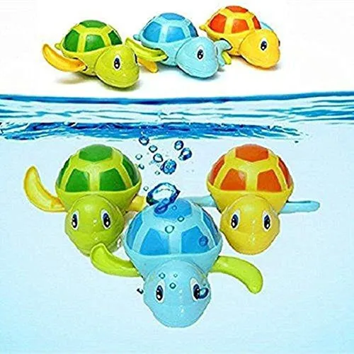 Wedfeir 3 Piezas Baño Natación Tortuga Juguete Para Bebé El