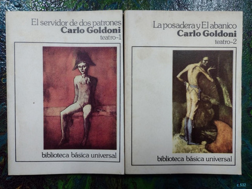 Carlos Goldoni / Teatro 1 Y 2 / Bb Universal