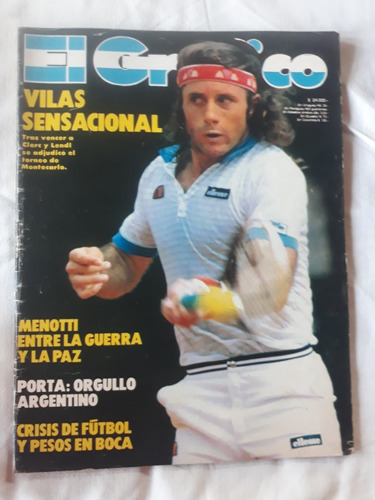 Revista El Grafico Nº 3262 Año 1982 - Vilas - Menotti - Port