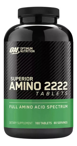 Oferta Optimum Nutrition Super Amino 2222 Tabs 160 Tabletas